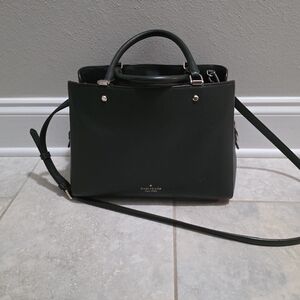 Kate Spade Dark Green Medium Leila  Satchel